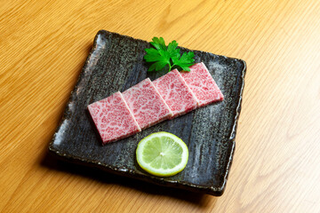 牛肉の三角カルビ