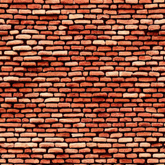 Obraz premium A seamless texture of a brick wall. Perfect tile.