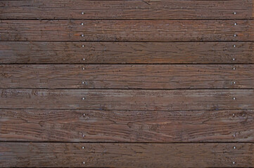 Dark brown old vintage wooden textured background　ダークブラウンの古いヴィンテージの木製の壁背景
