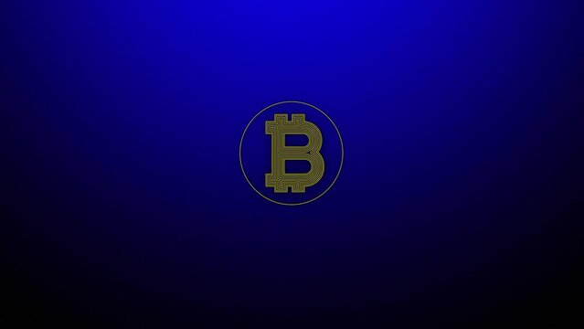 Bitcoin logo and background with imperfect motion - Bitcoin Noise glitches overlay video. Bitcoin Digital Video Glitch Malfunction - Film Noise on Analog TV Screen VHS, Bitcoin video - Blockchain