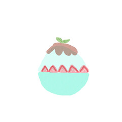 bingsu korean dessert png