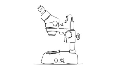 continuous line of science research microscope