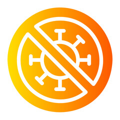 antivirus gradient icon