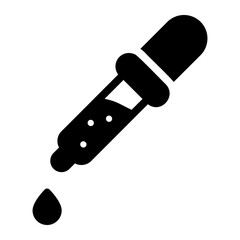 dropper glyph icon
