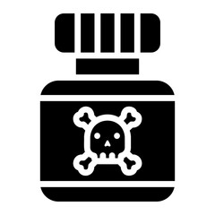 poison glyph icon