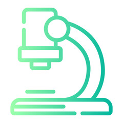 microscope gradient icon