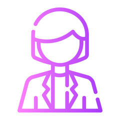 scientist gradient icon