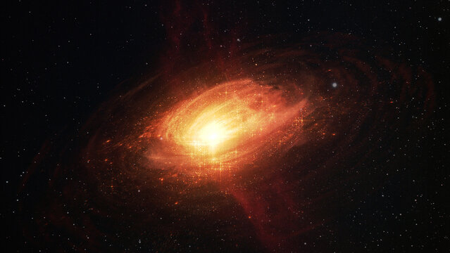 Space Quasar With Black Hole 4K