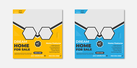 Dream Home Social Media Post Design Template