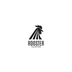 chikcen rooster silhouette logotype logo template © twelve.std
