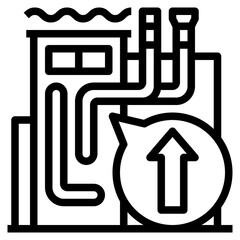industrial expansion icon