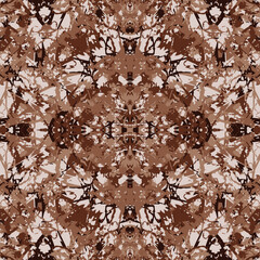 Seamless fractal pattern in vector format for printed fabrics or any other purposes. Every object is grouped base on color so the pattern is editable, tileable and easy to use.