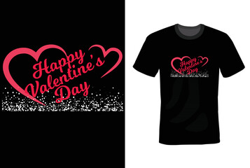 Valentines Day T-shirt Design Template 