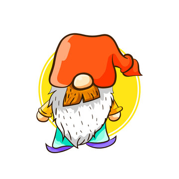 recommend clip art: Premium vector l gnom x santa clause versi 2 vector cute charachter design.