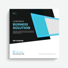 Business Social Media Post Design Template Banner