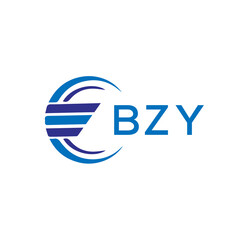 BZY letter logo. BZY Monogram logo design for entrepreneur and business. BZY Obest icon.