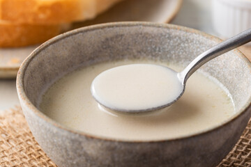 新鮮じゃがいものヴィシソワーズスープ