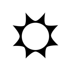 shining sun, spherical sun icon,cartoon text frame,Various circular speech bubbles, conversation