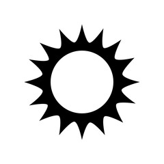 shining sun, spherical sun icon,cartoon text frame,Various circular speech bubbles, conversation