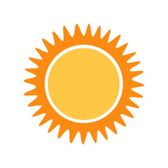 shining sun, spherical sun icon,cartoon text frame,Various circular speech bubbles, conversation