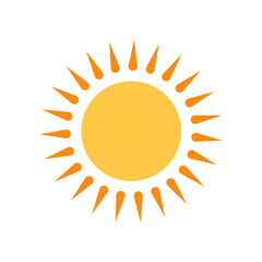 shining sun, spherical sun icon,cartoon text frame,Various circular speech bubbles, conversation