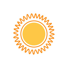 shining sun, spherical sun icon,cartoon text frame,Various circular speech bubbles, conversation