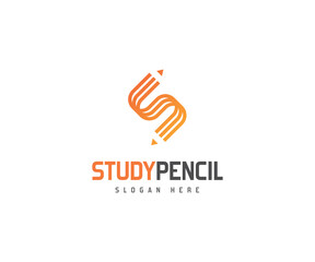 Letter  S Pencil Logo