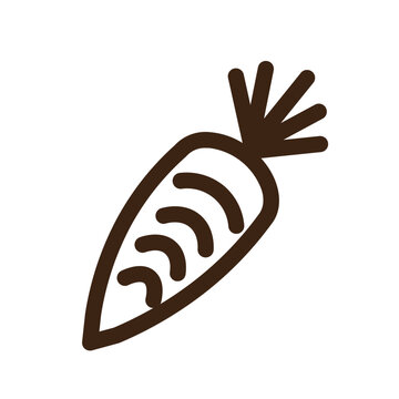 recommend clip art: bunny carrot food orange radish red vegetable outline icon