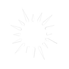 Obraz premium shining sun, spherical sun icon,cartoon text frame,Various circular speech bubbles, conversation