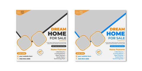 Dream Home Social Media Post Design Template