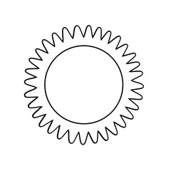 shining sun, spherical sun icon,cartoon text frame,Various circular speech bubbles, conversation