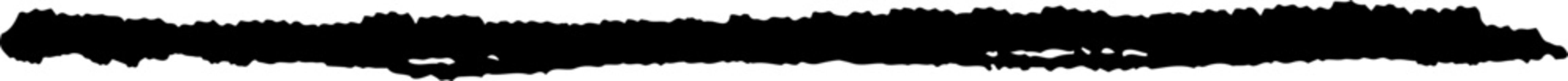 Brush stroke freehand line for decoration.