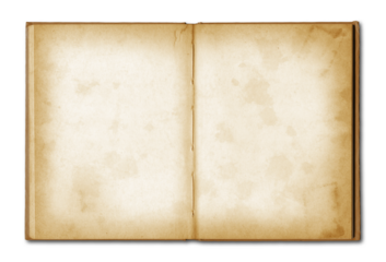old grunge open notebook