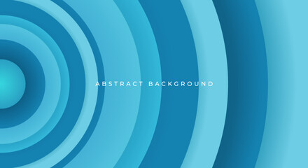 Abstract circle blue background