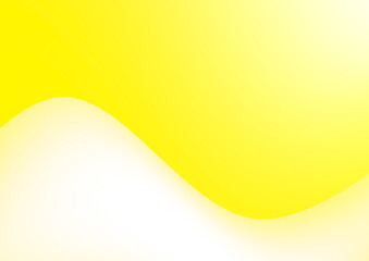 Abstract Gradient Yellow White Wave Background Design Template
