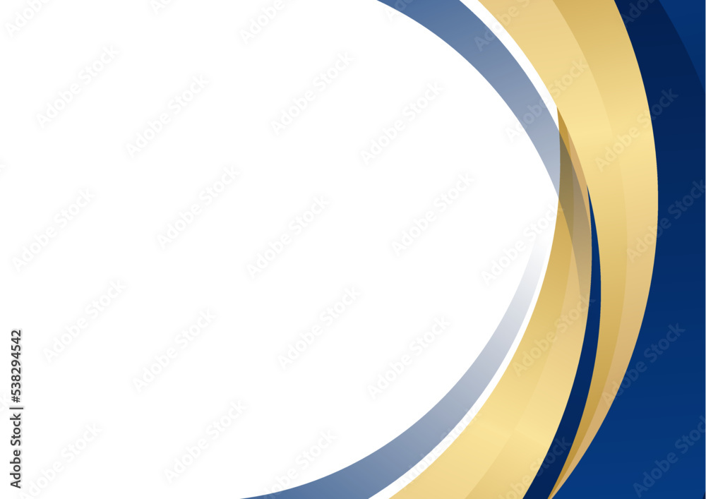 Poster modern blue abstract background for business presentation design template