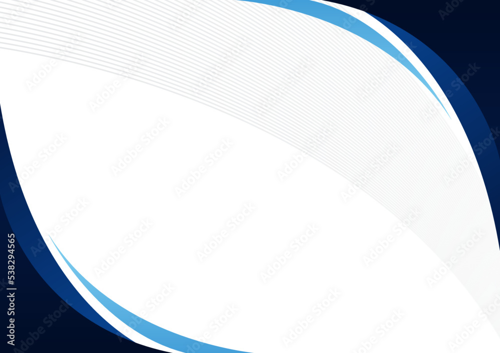 Poster modern blue abstract background for business presentation design template