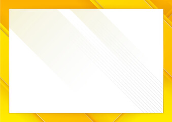 Fototapeta premium Modern orange yellow white abstract background for business presentation design template