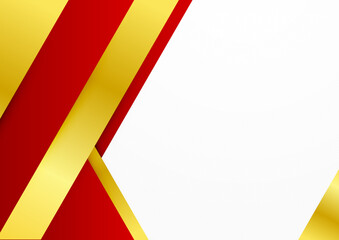 Modern red white abstract background for business presentation design template