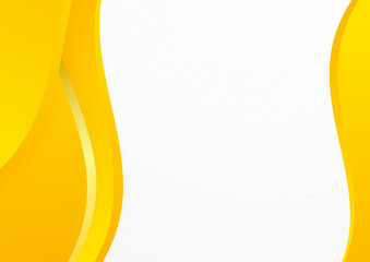 Modern orange yellow white abstract background for business presentation design template