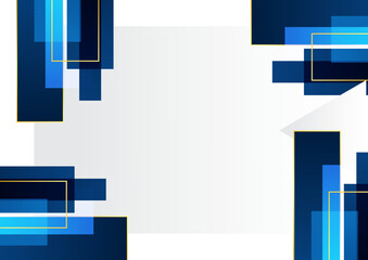 Modern blue abstract background for business presentation design template