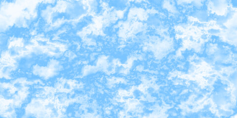 Obraz premium blue sky with clouds. Light sky blue shades watercolor background. Sky Nature Landscape Background. sky background with white fluffy clouds.><