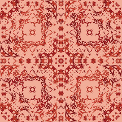 Seamless fractal pattern in vector format for printed fabrics or any other purposes. Every object is grouped base on color so the pattern is editable, tileable and easy to use.
