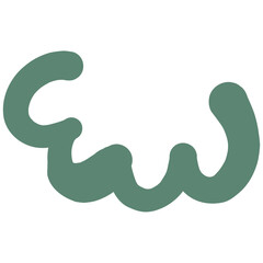 Hand drawn abstract doodle line