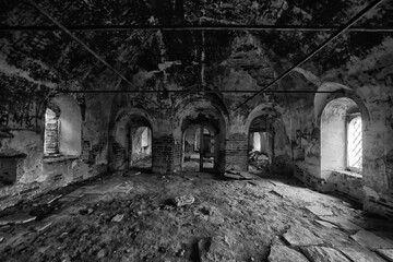 indoor architecture light shadow church black and white interior