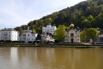 Fototapeta na wymiar Bad Ems mit russischer Kirche