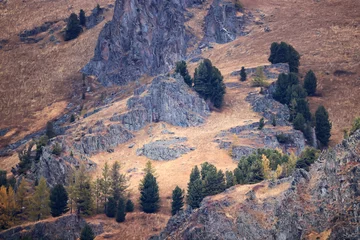 tapete herbstlandschaft berg altai, freiheit romantische reise © kichigin19