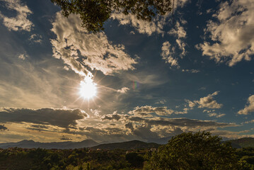 Molise, Italy. Landscape on a late summer afternoon