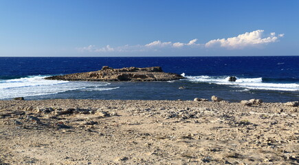 view of the sea from the beach