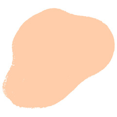 Pastel abstract organic shape scribble hand drawn